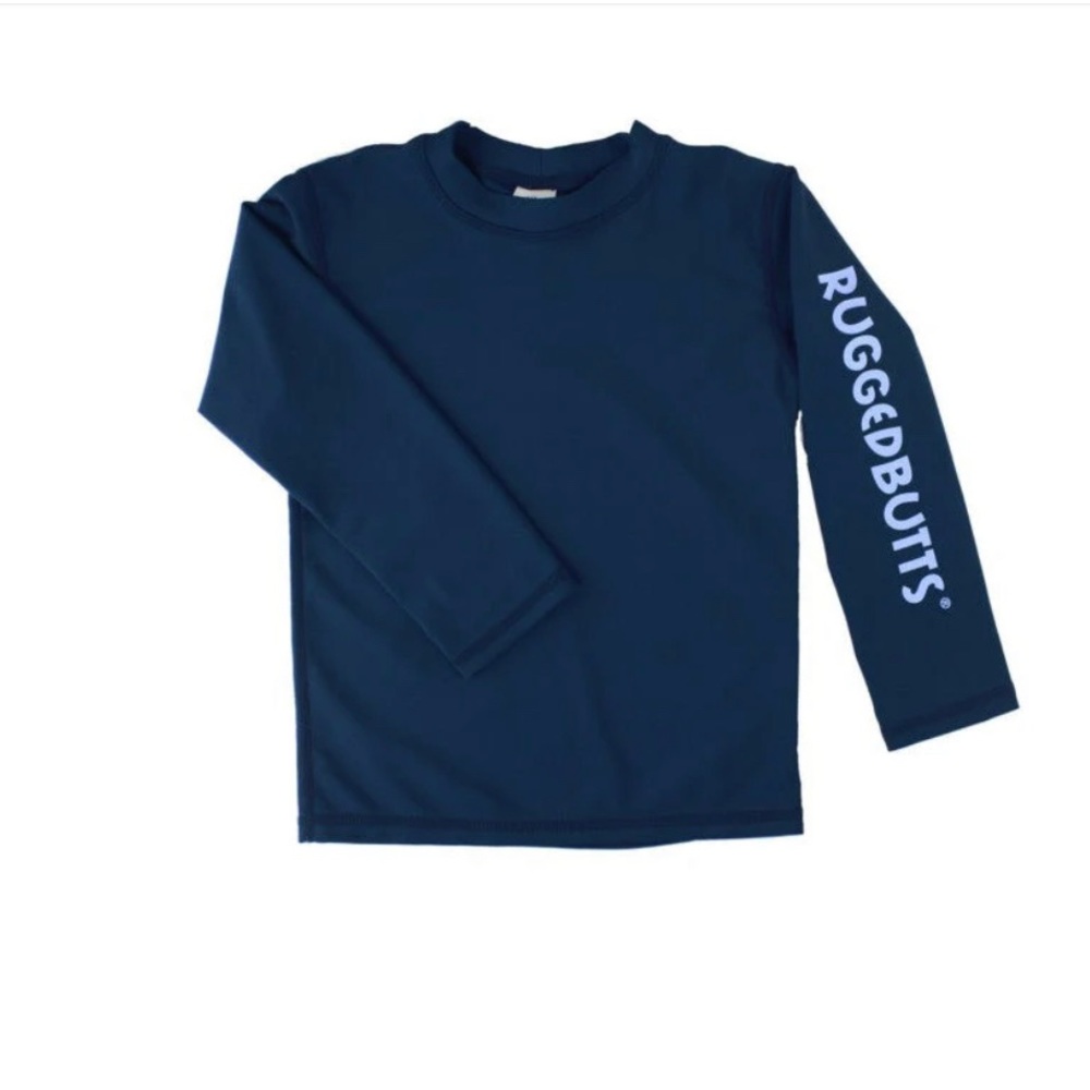 LN RuggedButts Navy Toddler Boy Rash Guard